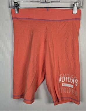 NWT Adidas Women's Mulri Sport Coral Athletic Bike Shorts Size Small